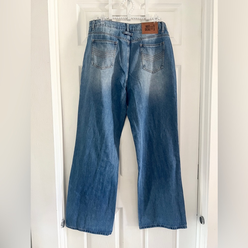 Micas Denim Button High Waist Straight Leg Jeans - Picture 10 of 16